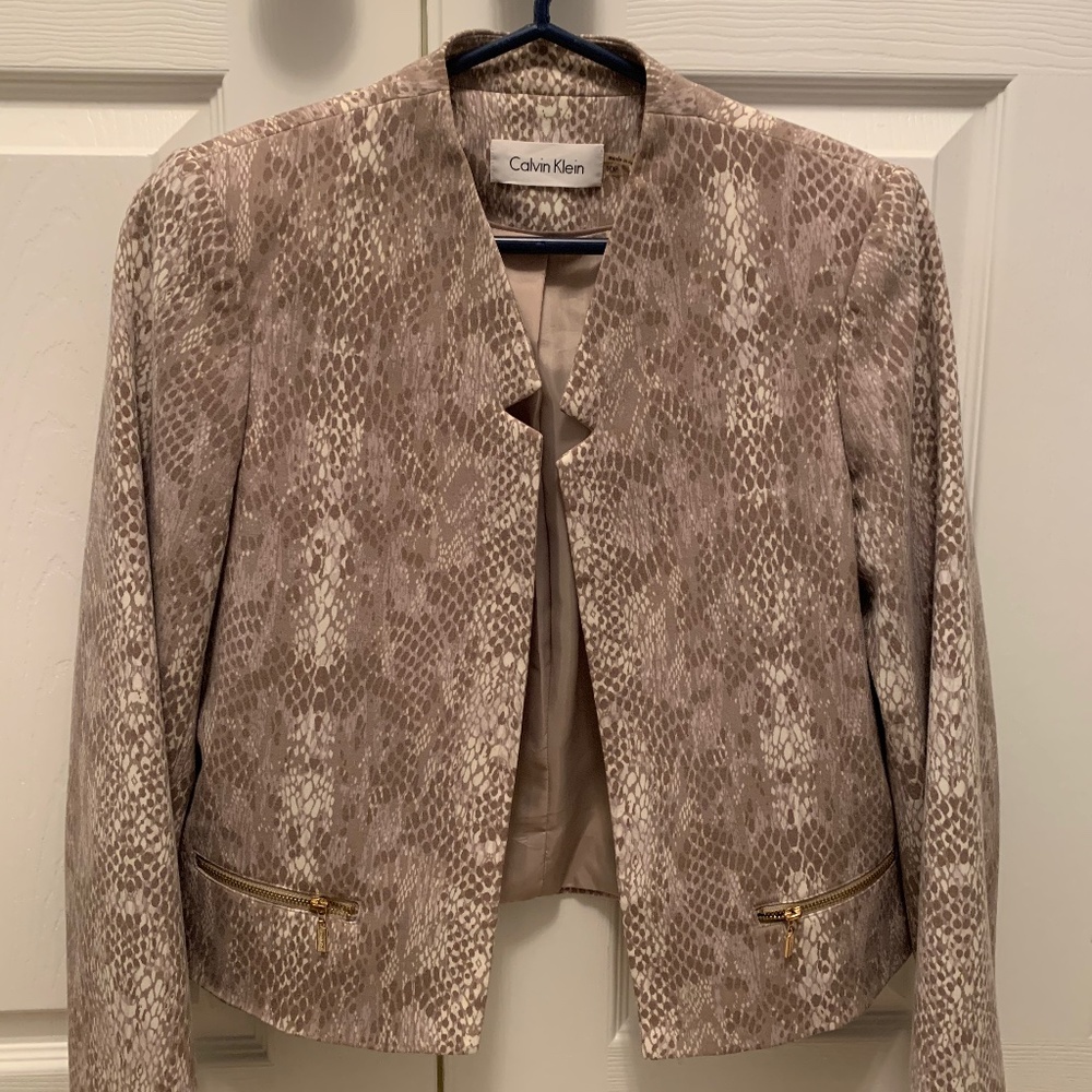 Ck jacket, animal print